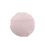 Voir la diapositive 2 : Paris Prix Coussin Rond Déco  Dentelle  40cm Rose Mauve
