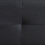 IDIMEX Lit double futon CORSE lit adulte avec sommier queen size 160 x 200 cm couchage 2 places / 2 personnes, revêtement en tissu noir