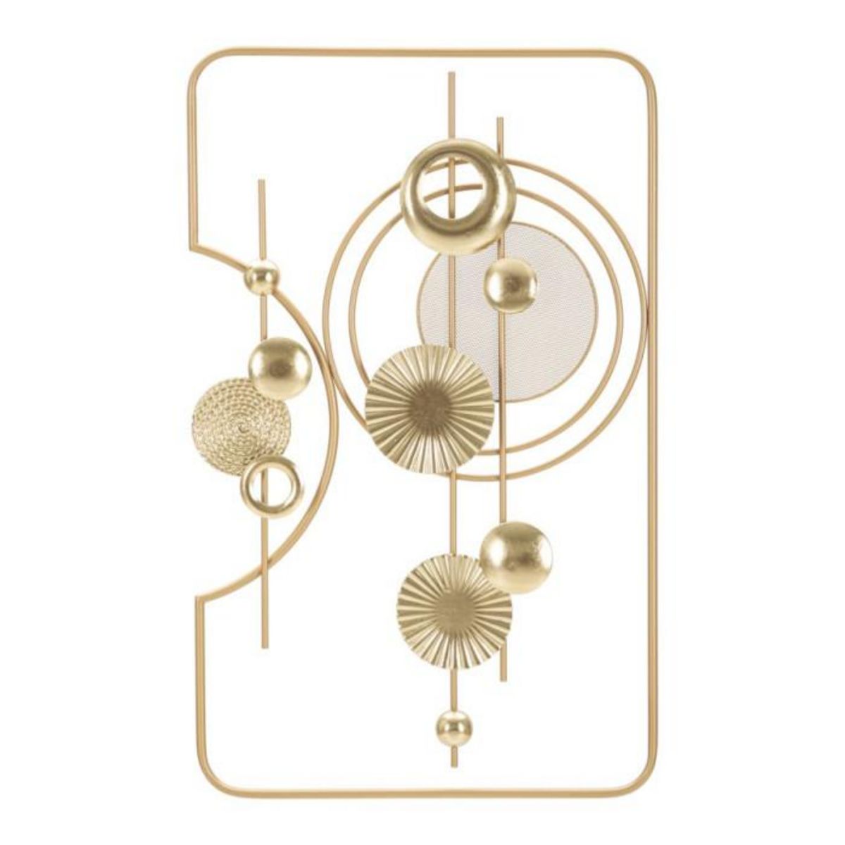 Paris Prix Décoration Murale en Métal  Goldy  80cm Or