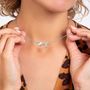 Voir la diapositive 2 : SC CRYSTAL Collier cœur par SC Crystal orné d'un véritable diamant blanc