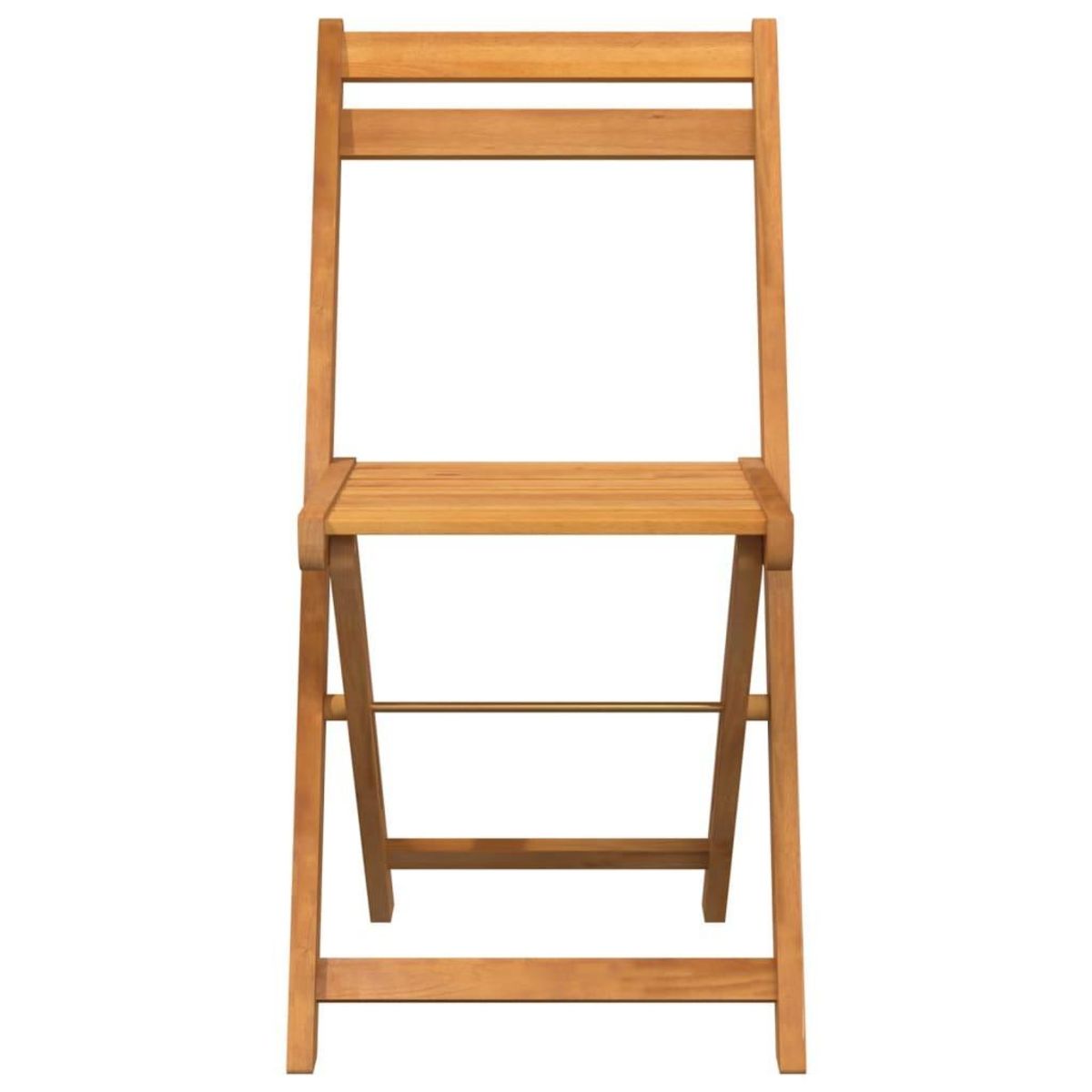 VIDAXL Chaises de bistrot pliantes lot de 6 bois d'acacia solide