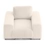 Voir la diapositive 5 : LISA DESIGN Garance - fauteuil en velours côtelé grosses côtes