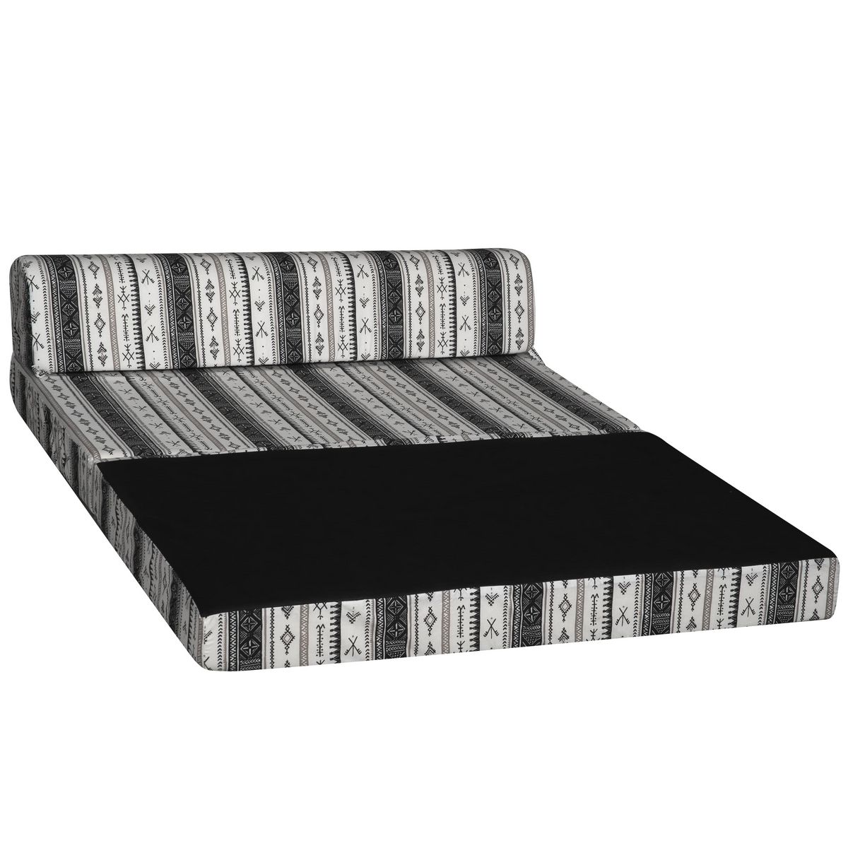 Chauffeuse 2 places ESTAMPE tissu ethnique