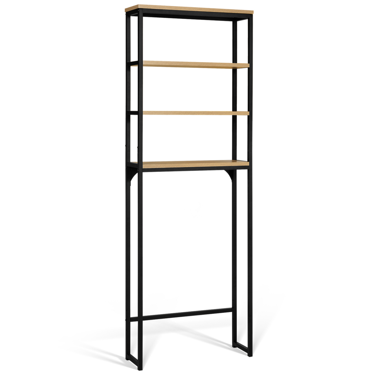 ID MARKET Meuble étagère dessus WC 4 étagères DETROIT design industriel