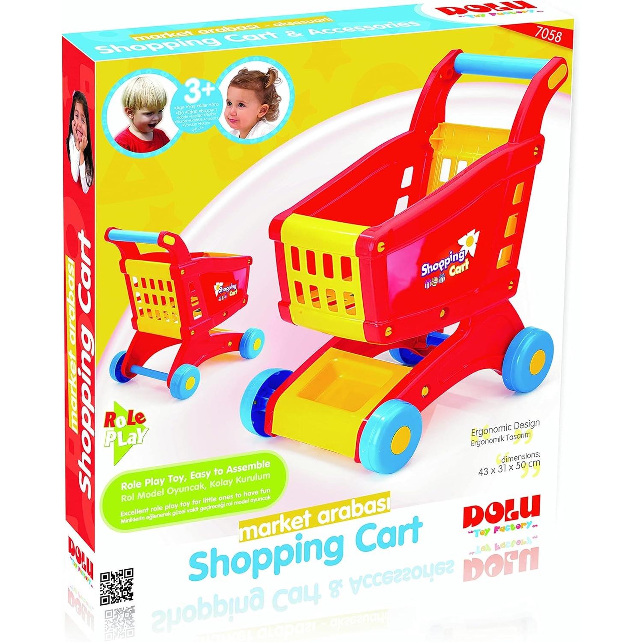 Voir la diapositive 4 : DOLU Chariot de supermarché