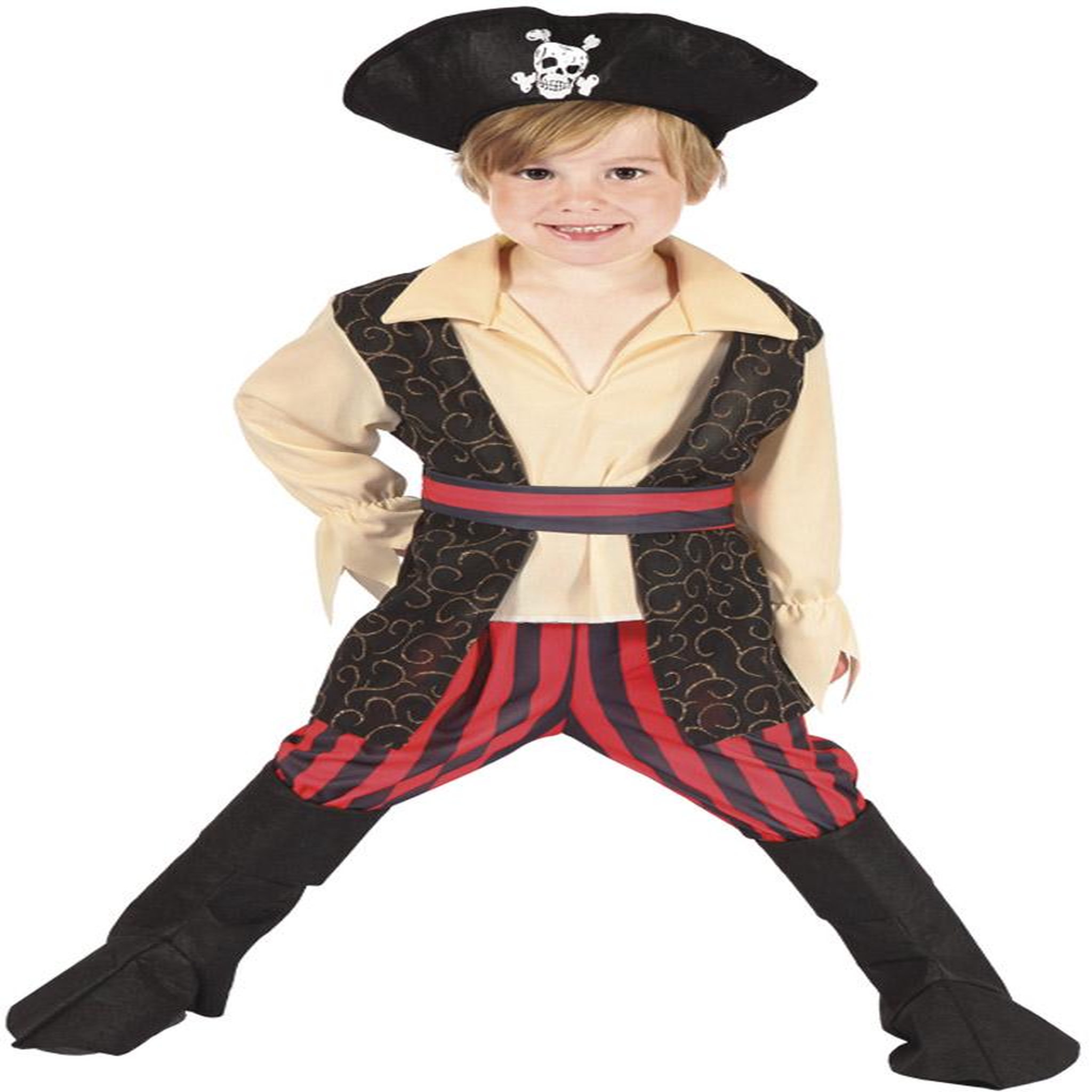 Boland Déguisement Petit Pirate Paul - Enfant - 3/4 ans (96 à 104 cm)