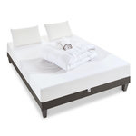 OLYMPE LITERIE OLYMPE LITERIE | Pack Prêt à dormir SENSITIVE | Matelas Mémoire de forme + Sommier + Accessoires. Coloris disponibles : Blanc