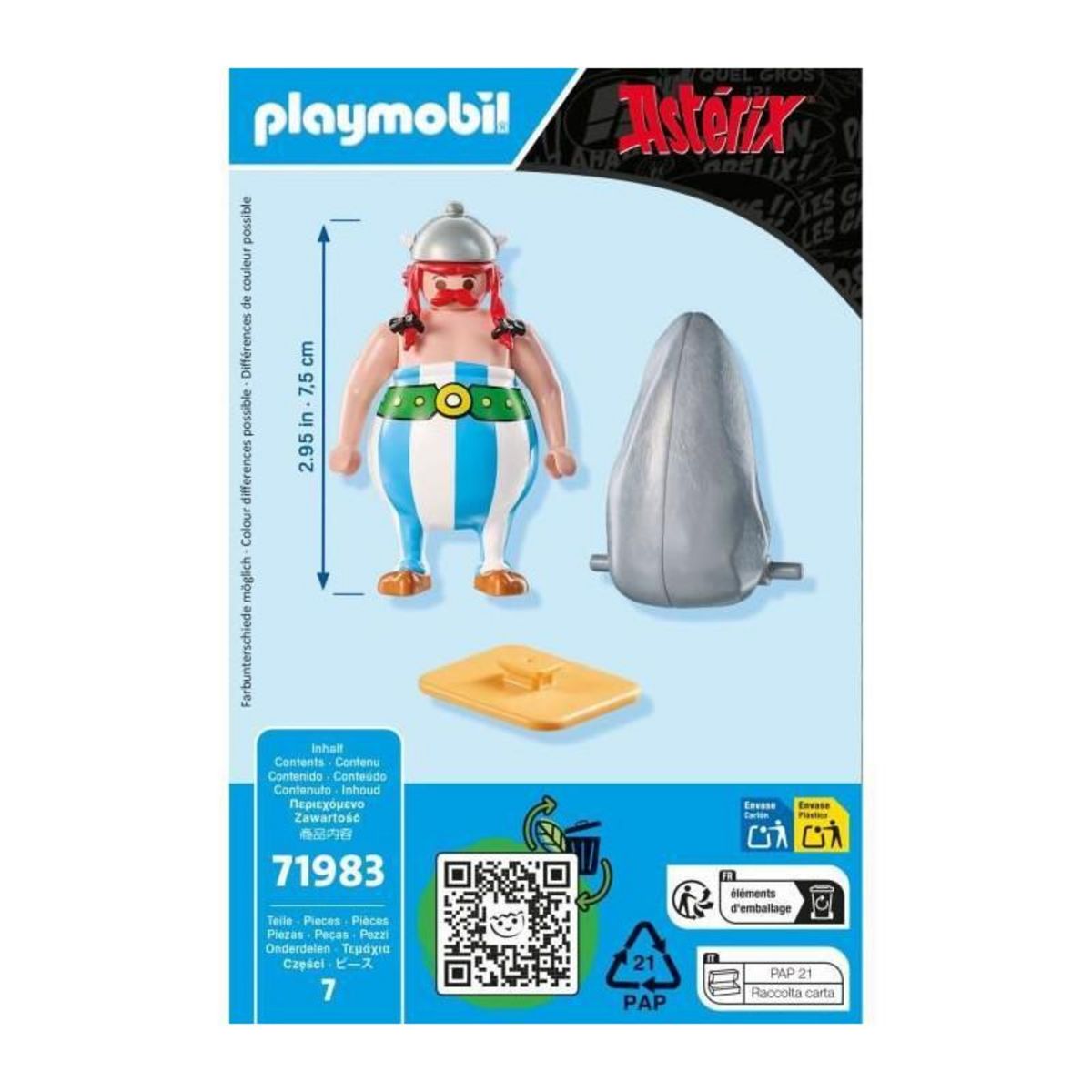 PLAYMOBIL 71983 Asterix - Obelix et son menhir