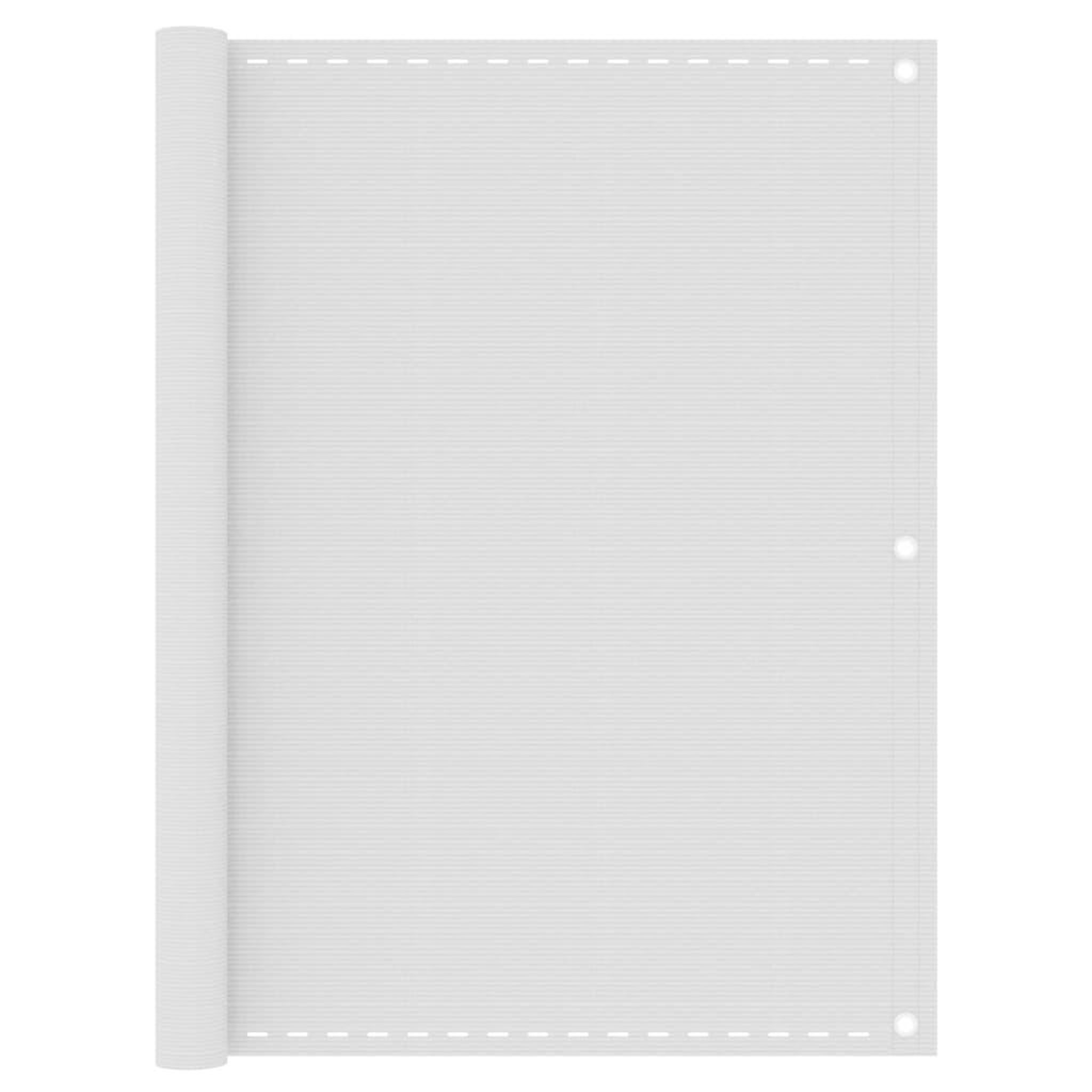 Voir la diapositive 1 : VIDAXL Ecran de balcon Blanc 120x600 cm PEHD