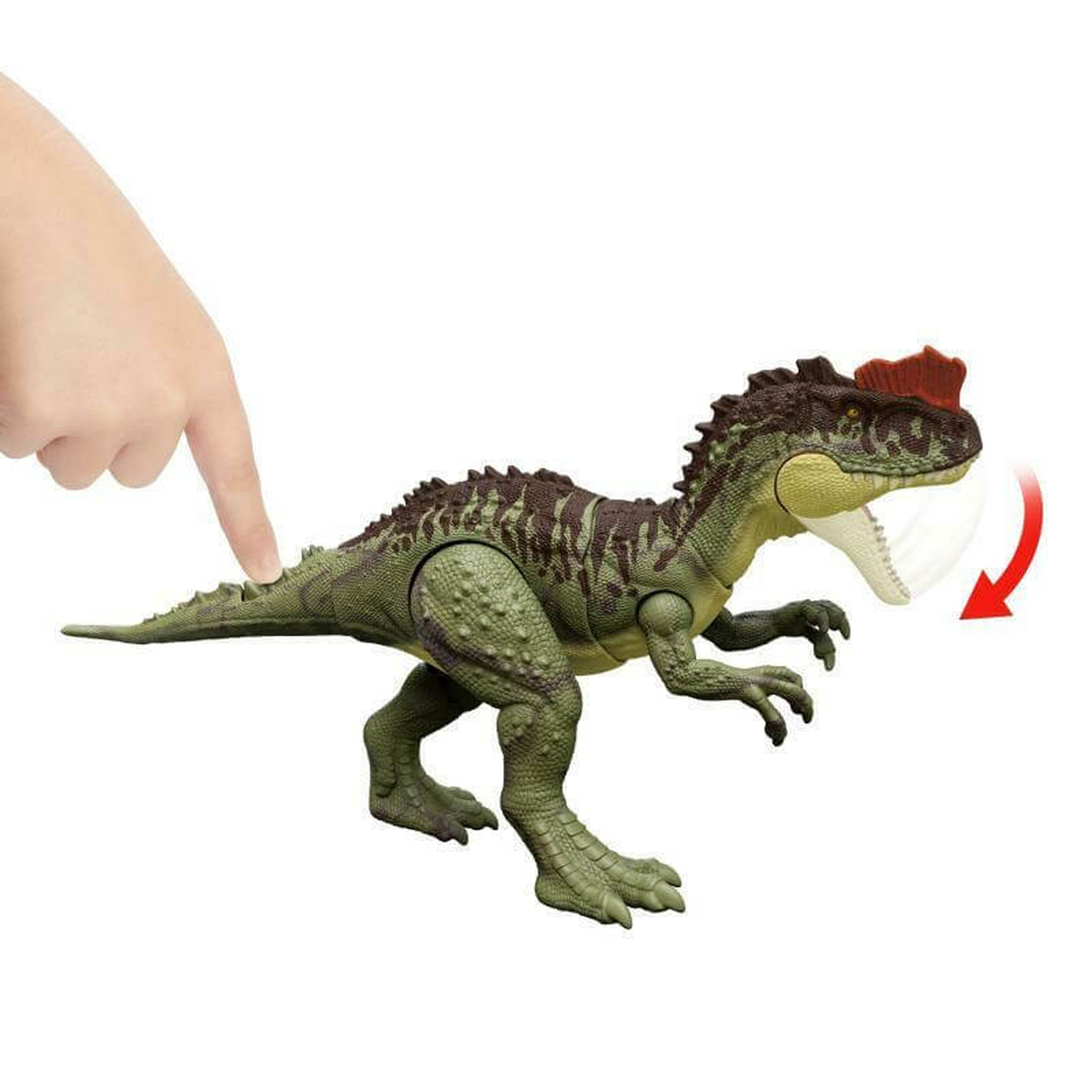 Voir la diapositive 5 : MATTEL yangchuanosaurus mega action