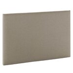 VS VENTA-STOCK Tête de lit Aura tapissée en tissu Beige 90x60 cm