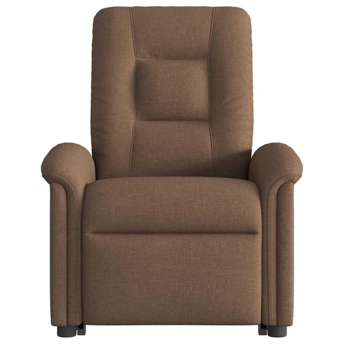VIDAXL Fauteuil de massage inclinable Marron Tissu