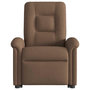 Voir la diapositive 5 : VIDAXL Fauteuil de massage inclinable Marron Tissu