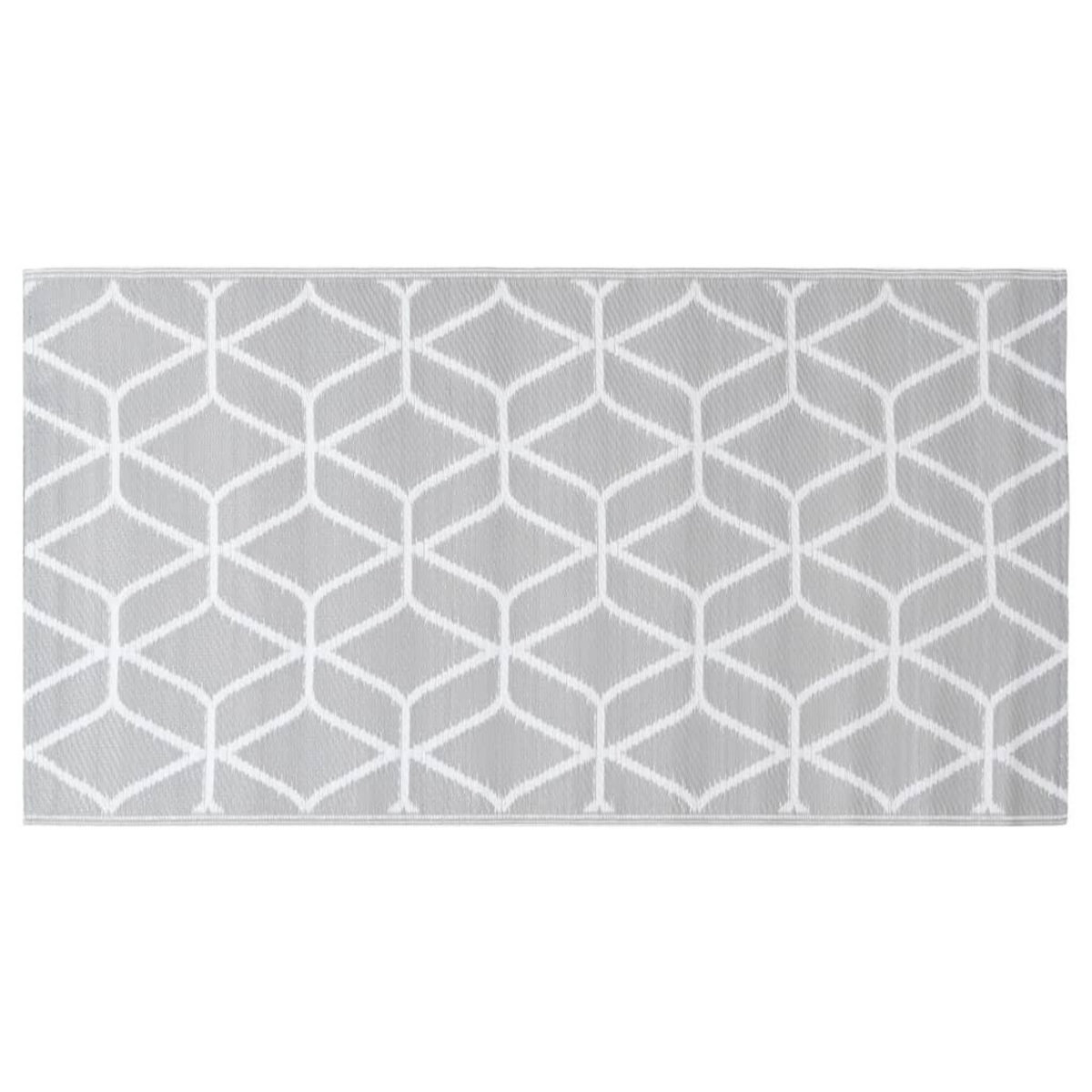 VIDAXL Tapis d'exterieur ARAKIL Gris 120x180 cm PP