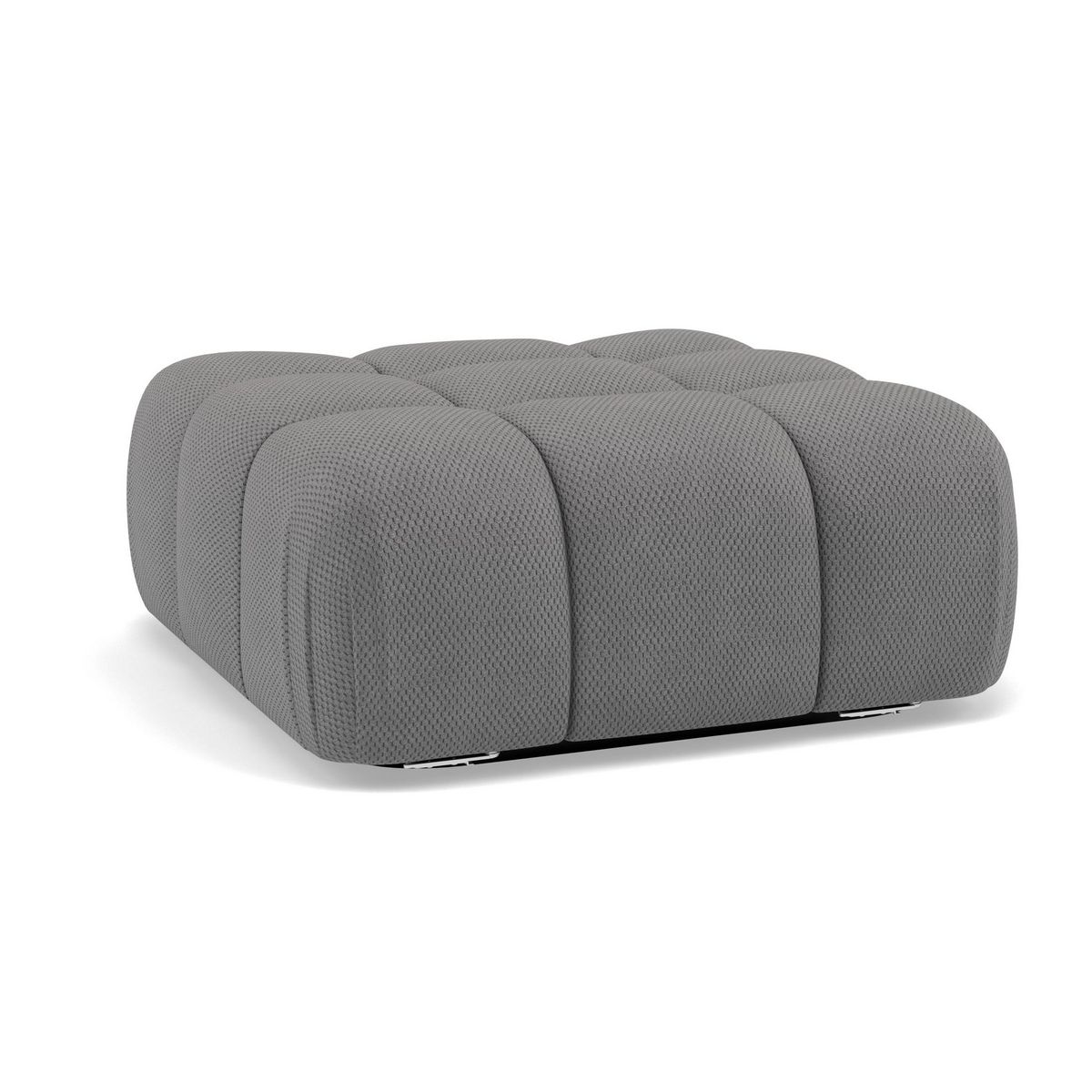 LISA DESIGN Ruby - pouf en velours texturé