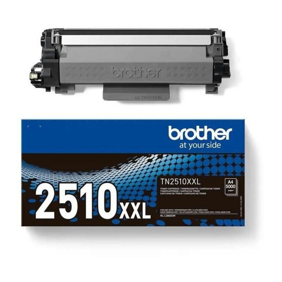 Brother Kit toner - BROTHER - TN2510XXL - 5000 pages selon ISO19752 - Noir - Pour HL-L2865DW/ MFC-L2960DW/ MFC-L2980DW