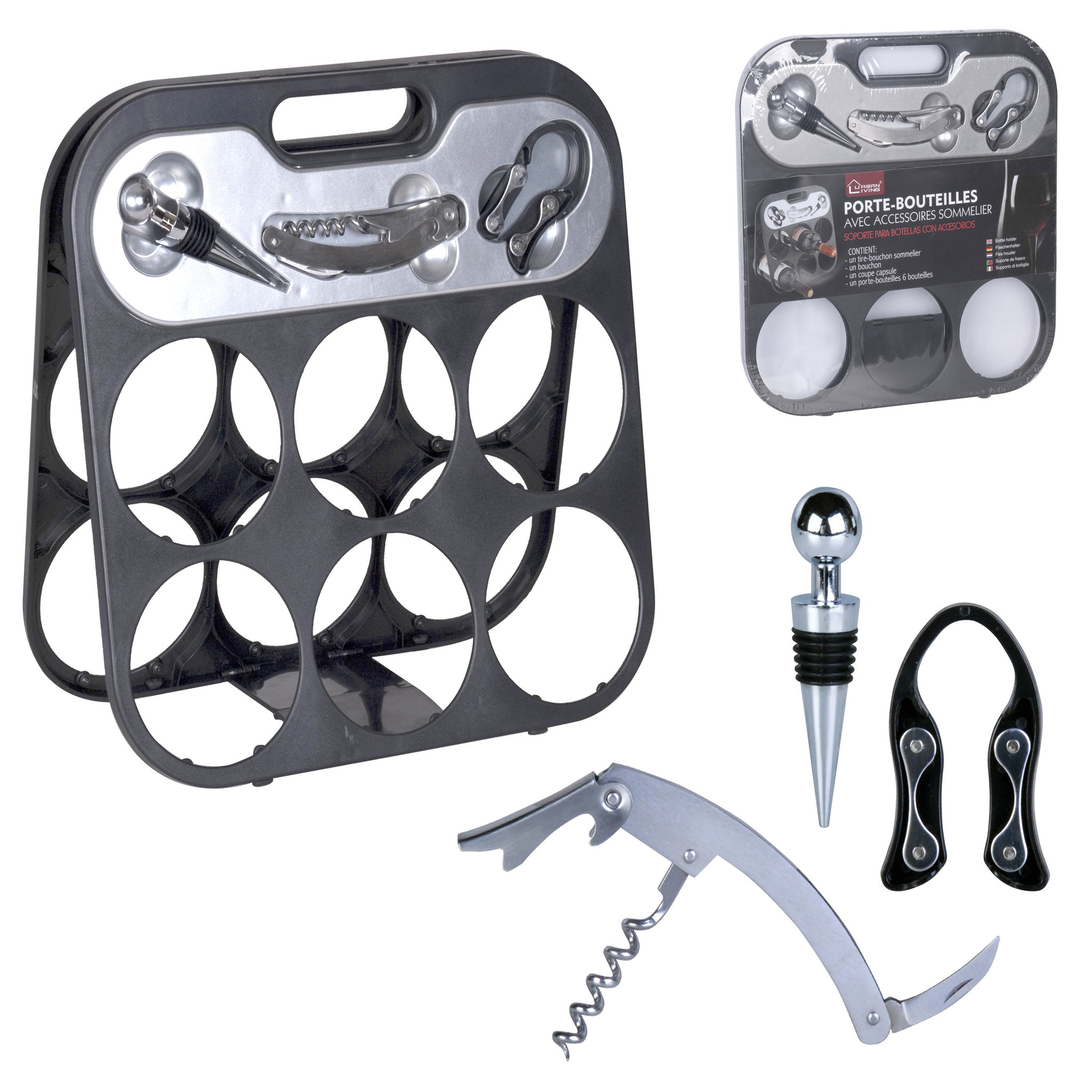 Set sommelier - Porte-bouteilles et accessoires