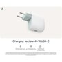 Voir la diapositive 2 : GOOGLE Chargeur USB-C 45W Blanc