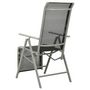 Voir la diapositive 5 : VIDAXL Chaises de jardin lot de 2 Textilene et aluminium Argente