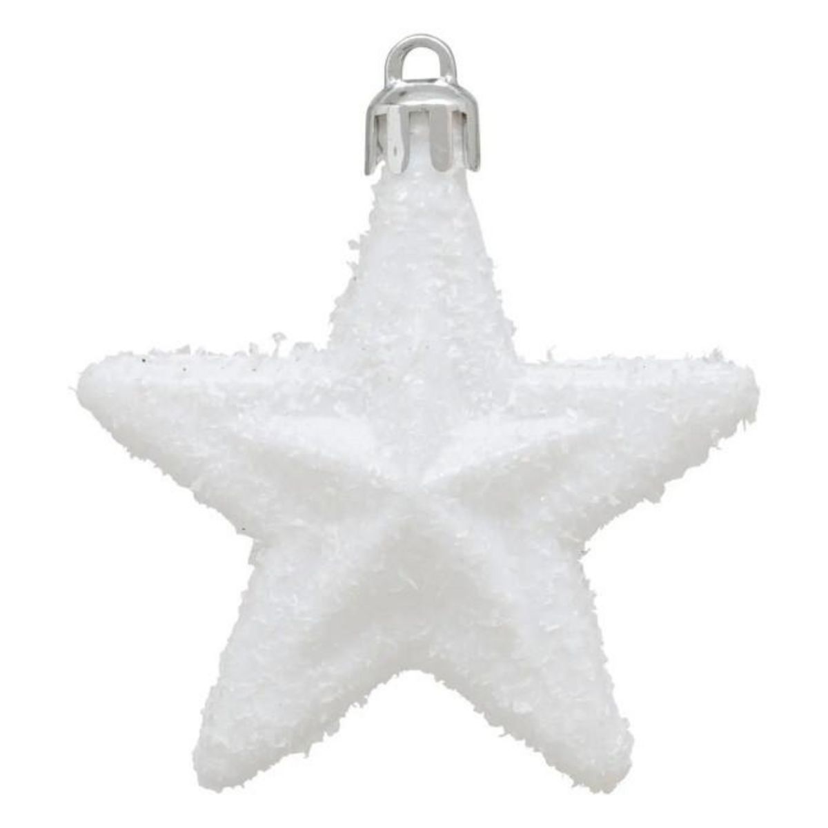 ATMOSPHERA Sujet de Noël 6 Pièces  Christmas Country  6cm Rouge & Blanc