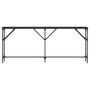 Voir la diapositive 4 : VIDAXL Table console noir 180x23x75 cm bois d'ingenierie