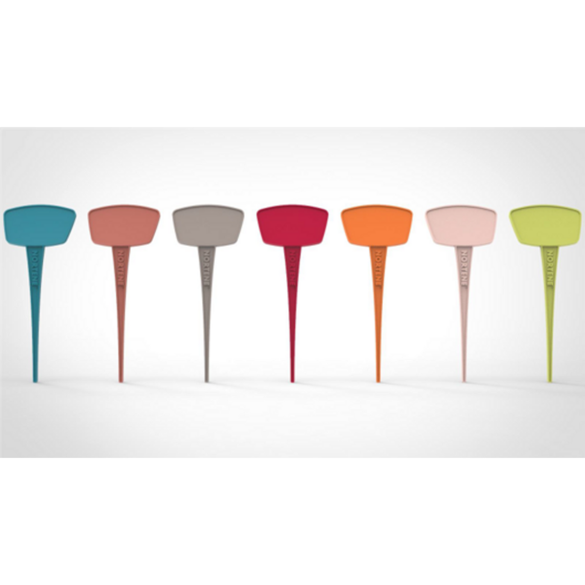 Nortene Lot de 16 étiquettes à planter multicouleur NORTENE, H.15 cm