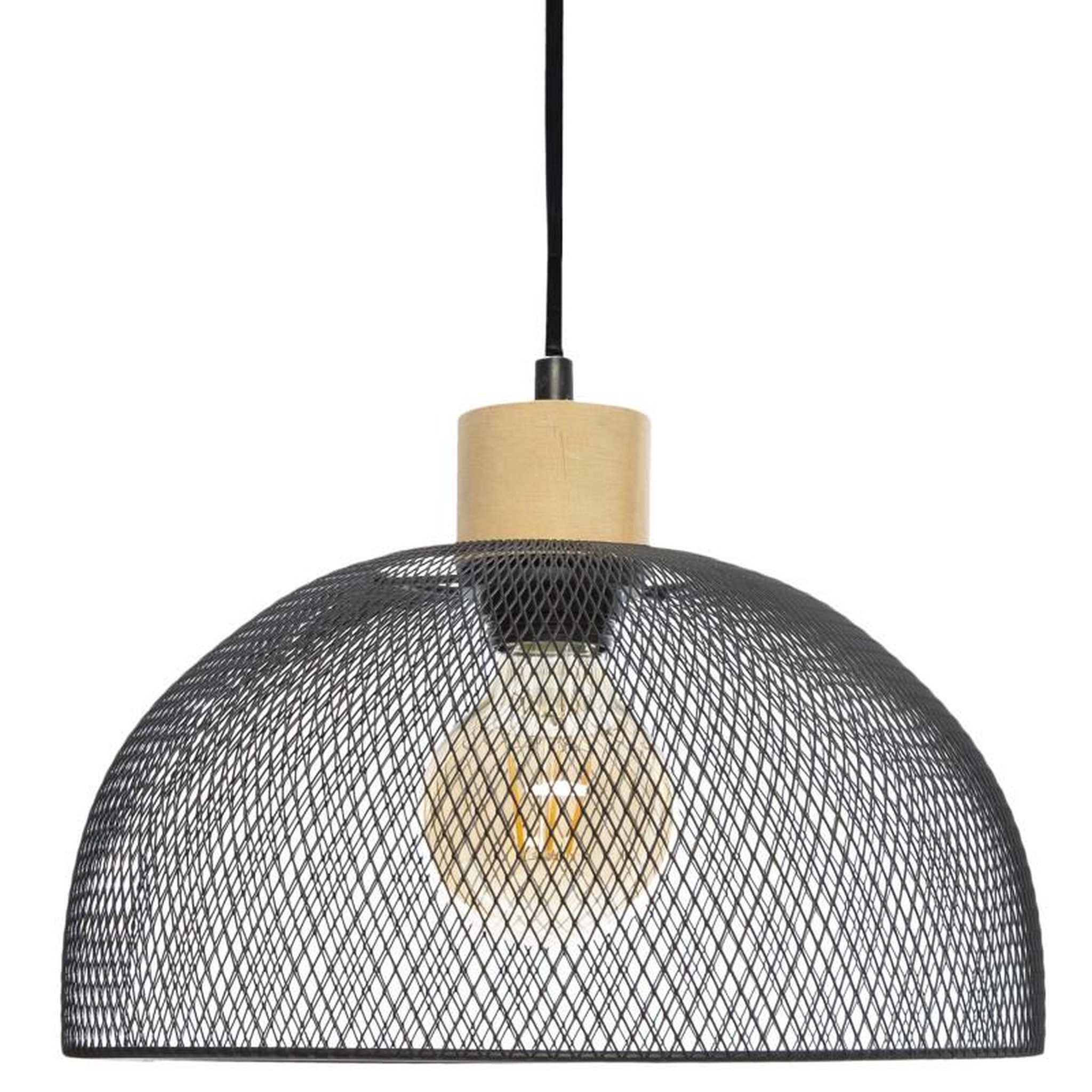Voir la diapositive 5 : ATMOSPHERA Suspension  sam  noir métal diamètre 30 cm d'atmosphera -  -