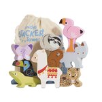 Le Toy Van Animaux de la Jungle à Empiler