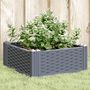Voir la diapositive 1 : VIDAXL Jardiniere avec piquets bleu gris 42,5x42,5x28,5 cm PP