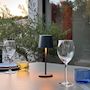 Voir la diapositive 4 : Lumisky Mini lampe de table KELLY MINI Gris anthracite Aluminium H22cm