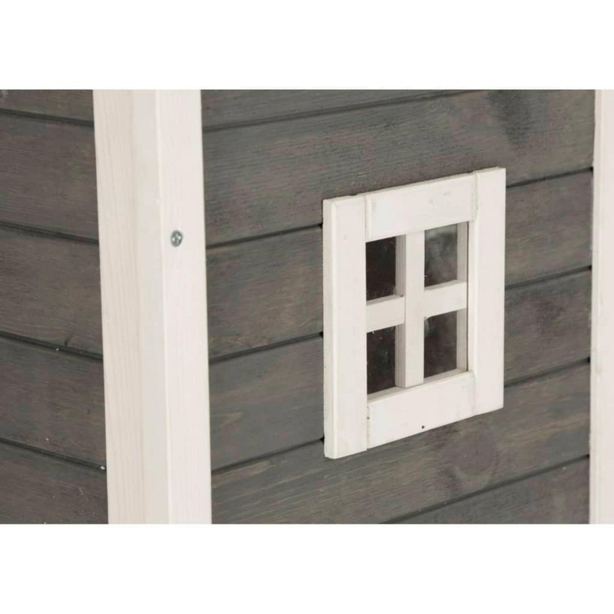 KERBL Kerbl Maison d'exterieur pour chats Family 57x55x80 cm Gris et blanc