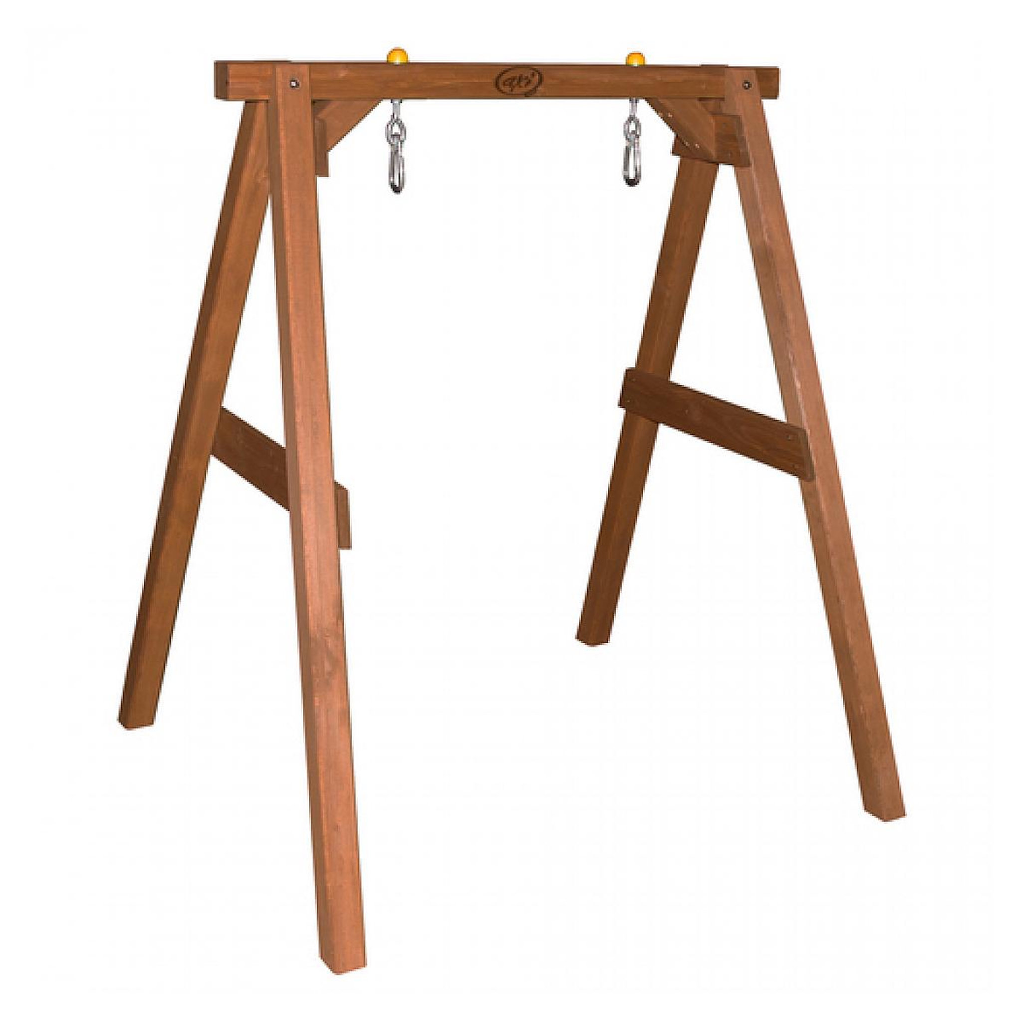 Voir la diapositive 2 : Axi House AXI Baby Swing Marron avec assise Gris et blanche