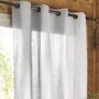 Voir la diapositive 2 : Home collection Rideau 100% coton uni