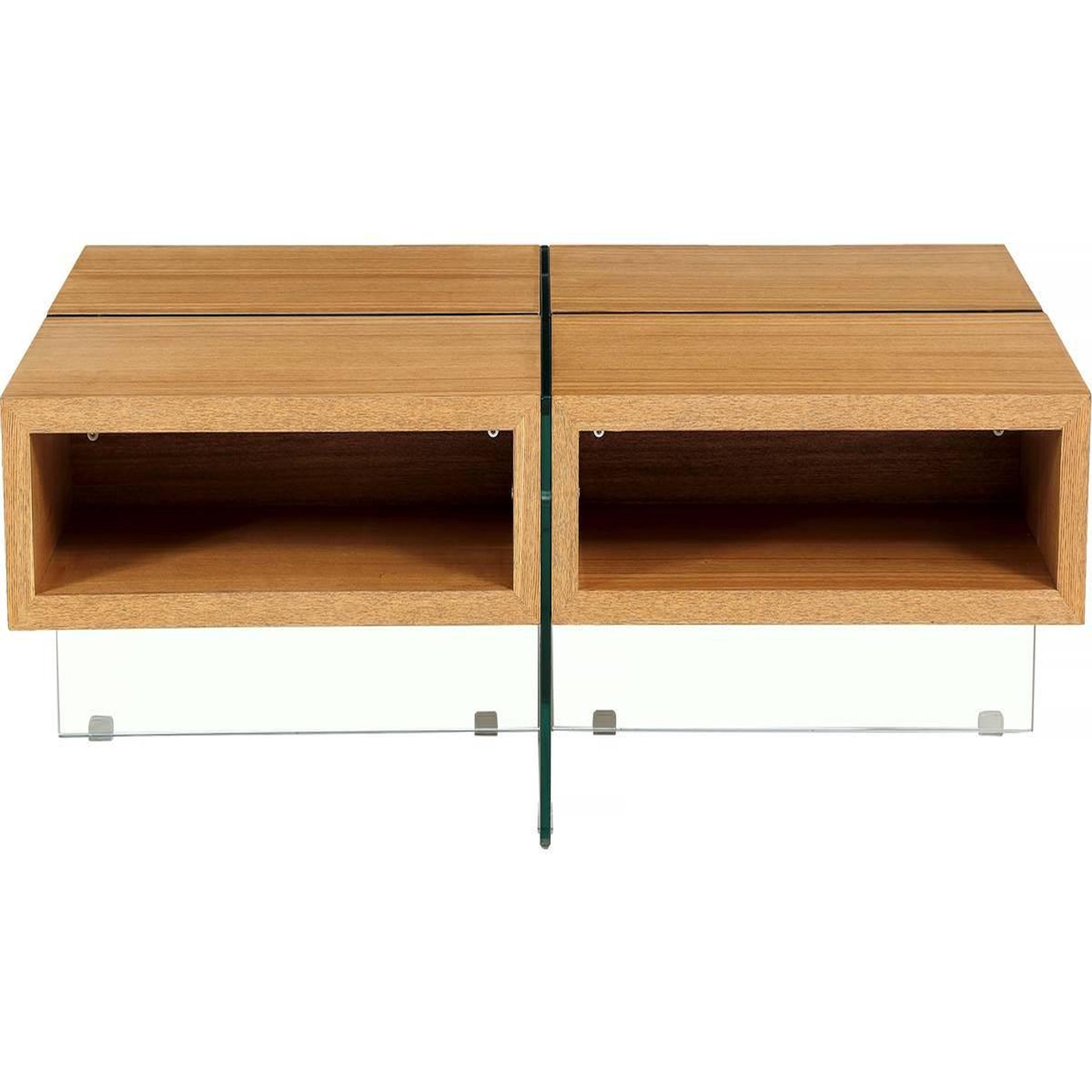Voir la diapositive 4 : Habitat et Jardin Table basse  milano  - 120 x 60 x 40 cm - finition chêne