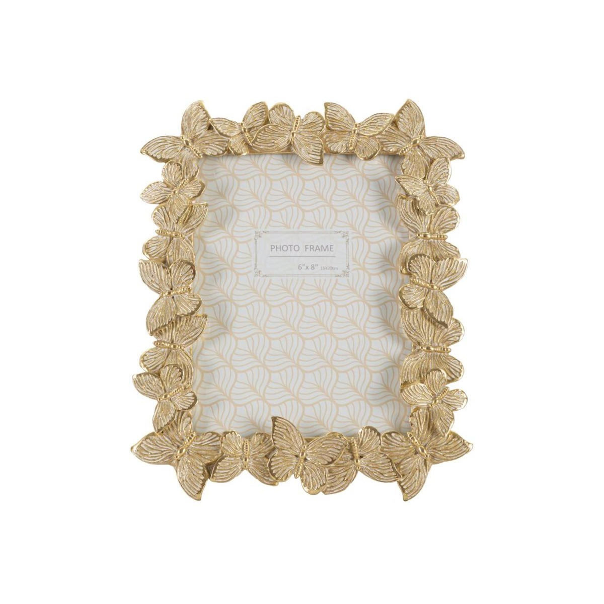 Paris Prix Cadre Photo Déco Papillons  Farfalle  15x20cm Or