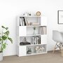 Voir la diapositive 3 : VIDAXL Bibliotheque/Separateur de piece Blanc 100x24x124 cm