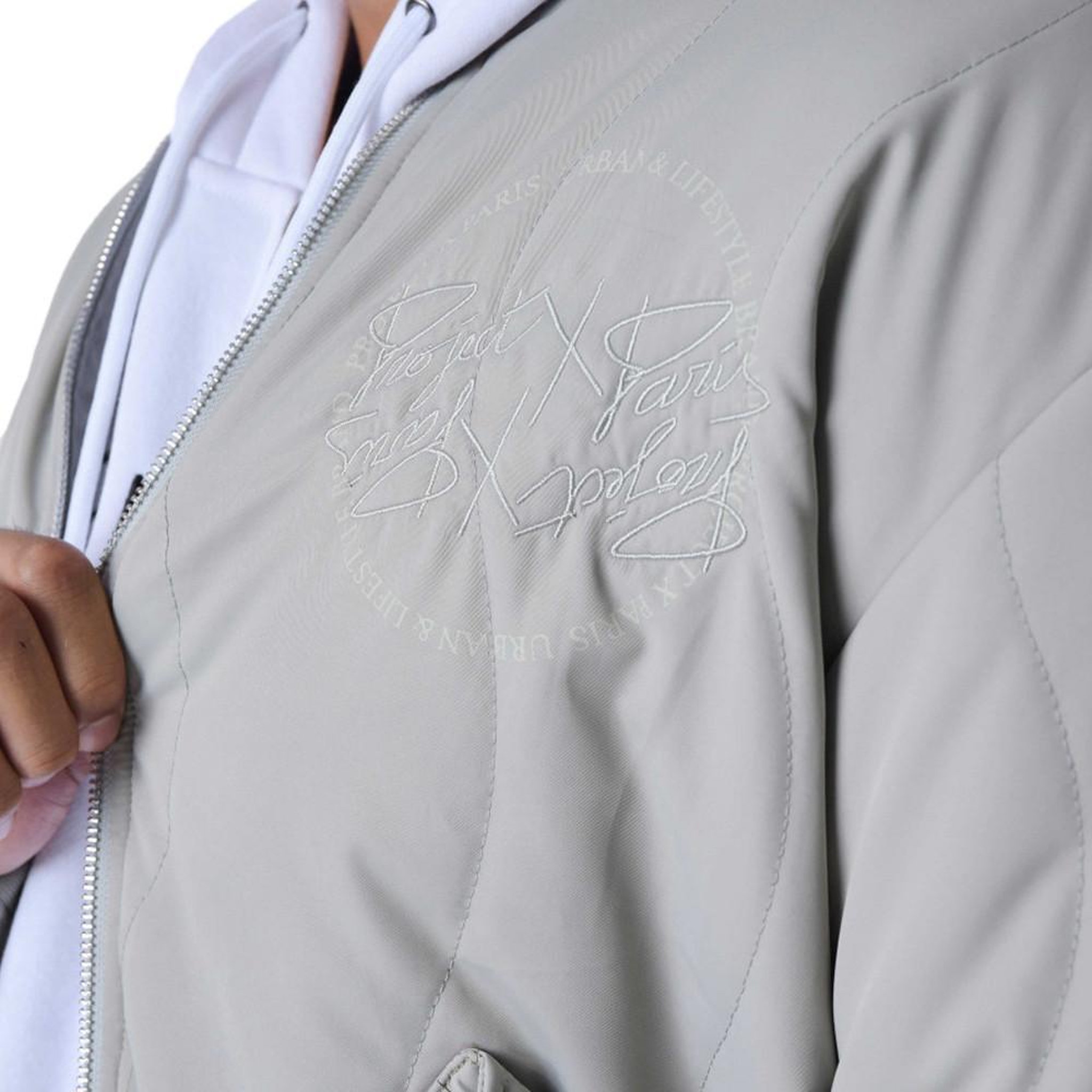 Voir la diapositive 4 : Project X Veste Bomber Kaki Homme Project X Paris Vague
