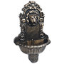 Voir la diapositive 2 : VIDAXL Fontaine murale Design de tete de lion Bronze