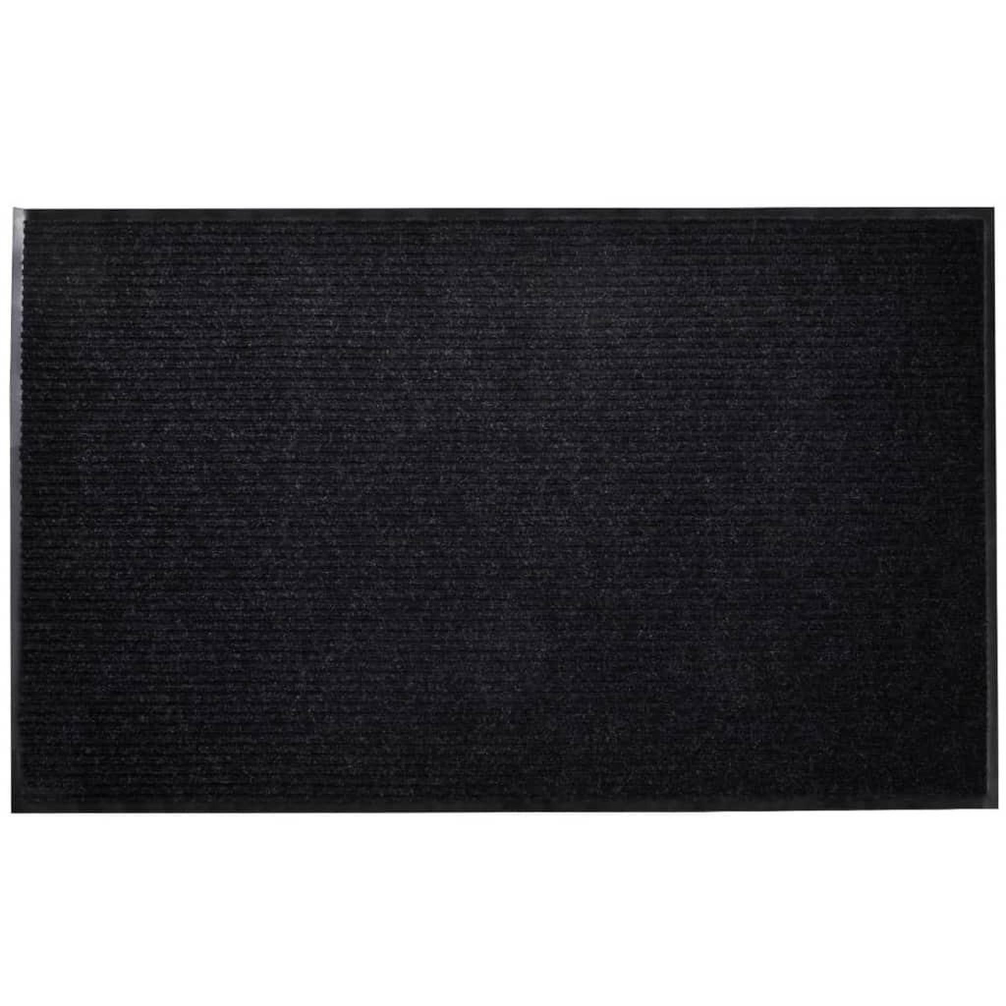 Voir la diapositive 1 : VIDAXL Tapis d'entree Noir PVC 90 x 60 cm