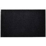 VIDAXL Tapis d'entree Noir PVC 90 x 60 cm