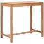 VIDAXL Table de bar de jardin 110x60x105 cm bois de teck solide