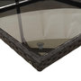 Voir la diapositive 5 : VIDAXL Ensemble a manger de jardin coussins 7pcs Noir Resine tressee