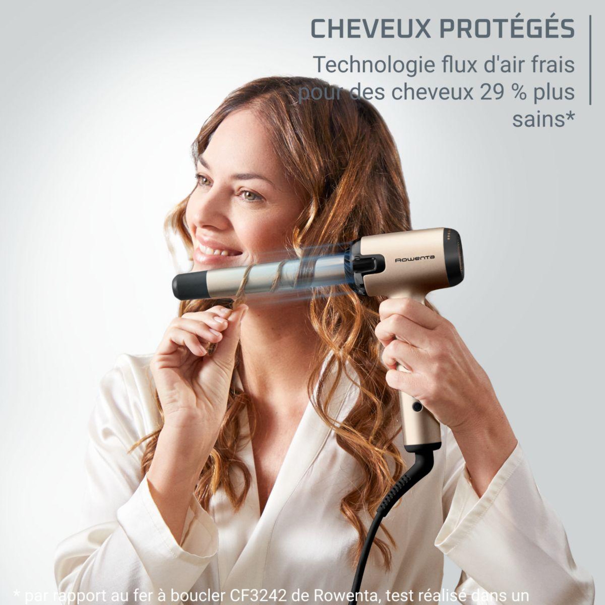 Voir la diapositive 3 : ROWENTA Fer à boucler Air curl pro gamme trésor CF4311F0