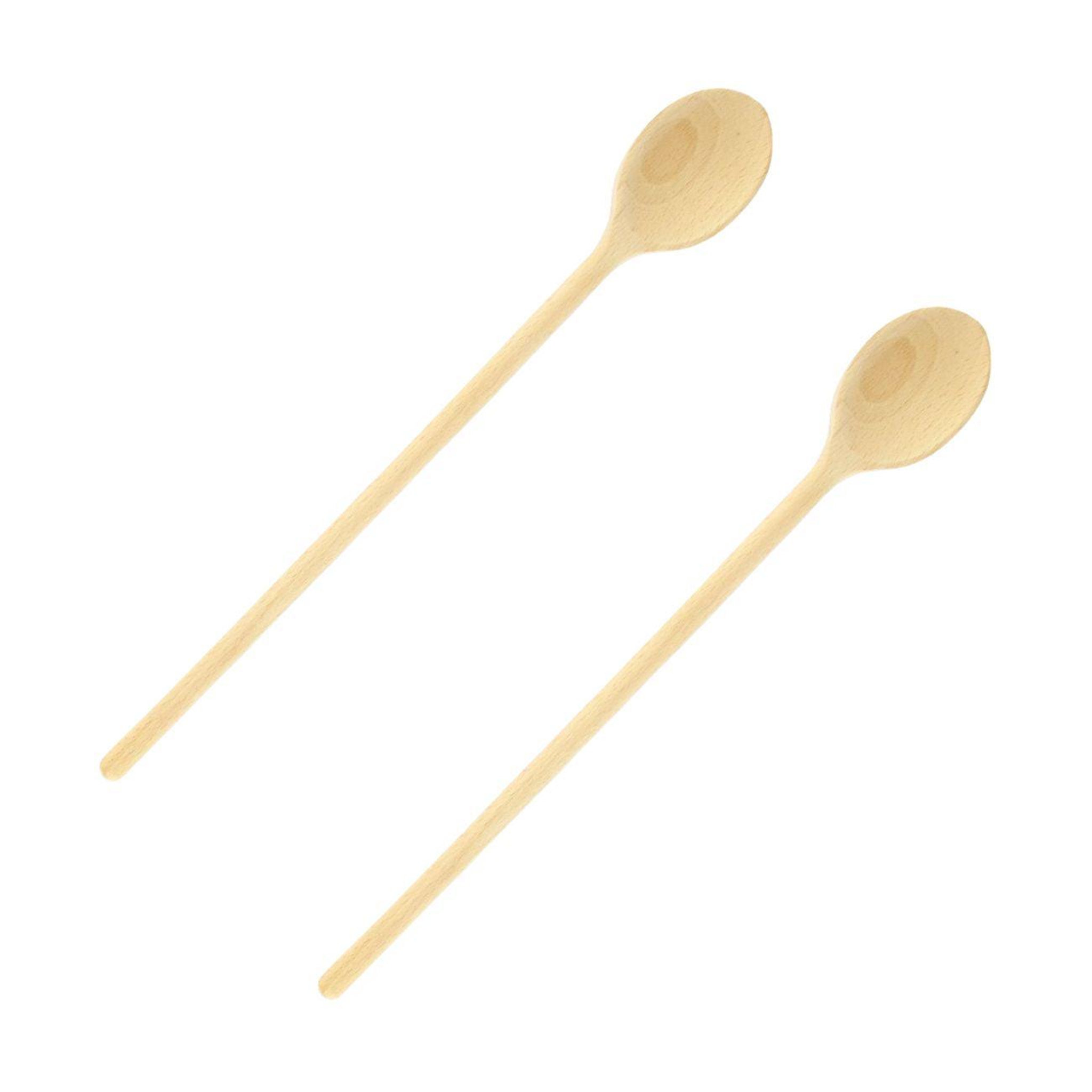 Fackelmann Set de 2 ustensiles de cuisine cuillère en bois fackelmann boisselerie