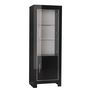 Voir la diapositive 1 : Vitrine design 1 porte laquée brillante L112cm MILANO