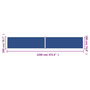 Voir la diapositive 6 : VIDAXL Auvent lateral retractable Bleu 200x1200 cm