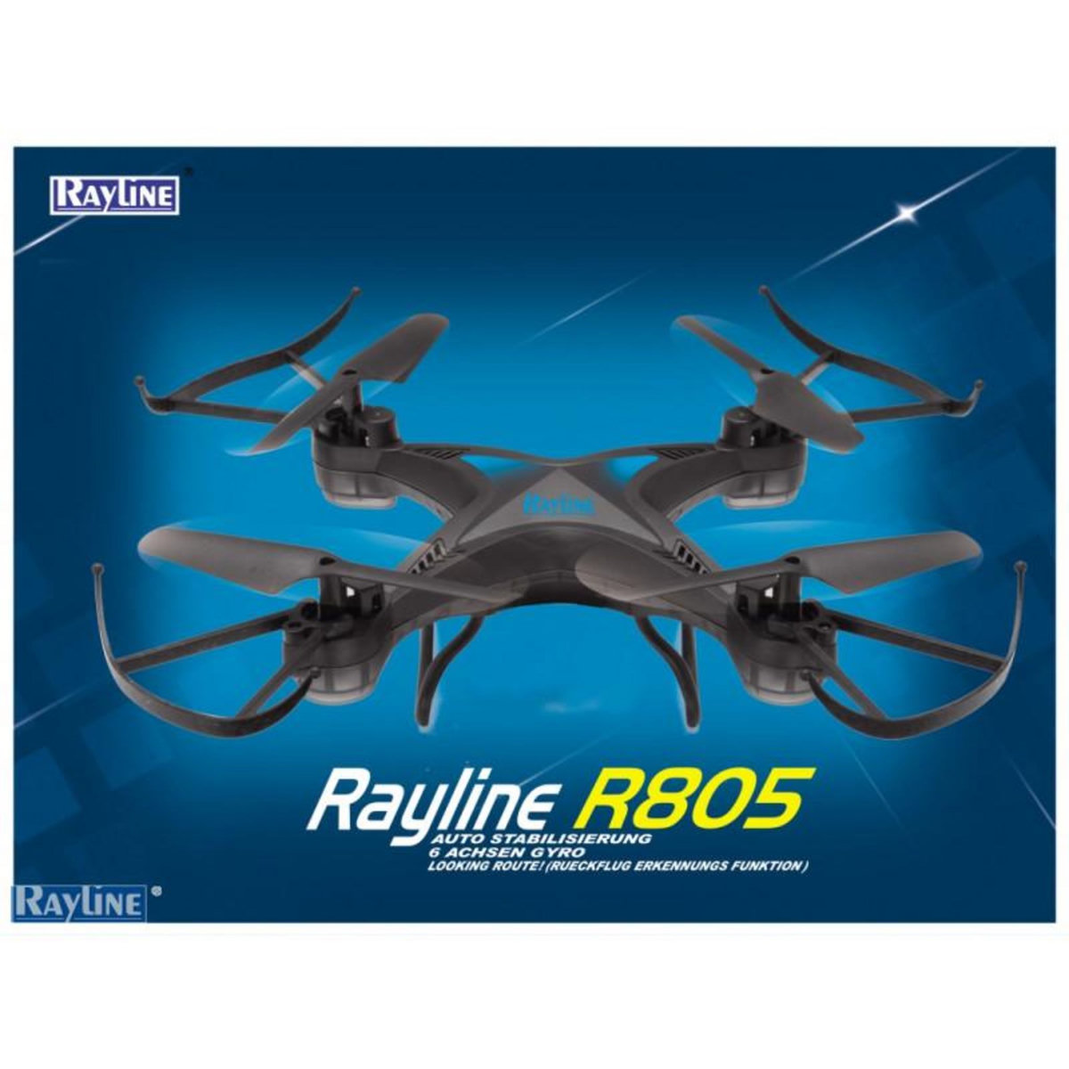 Rayline RAYLINE Drone radiocommandé R805 Black-Edition 2,4GHz avec ...