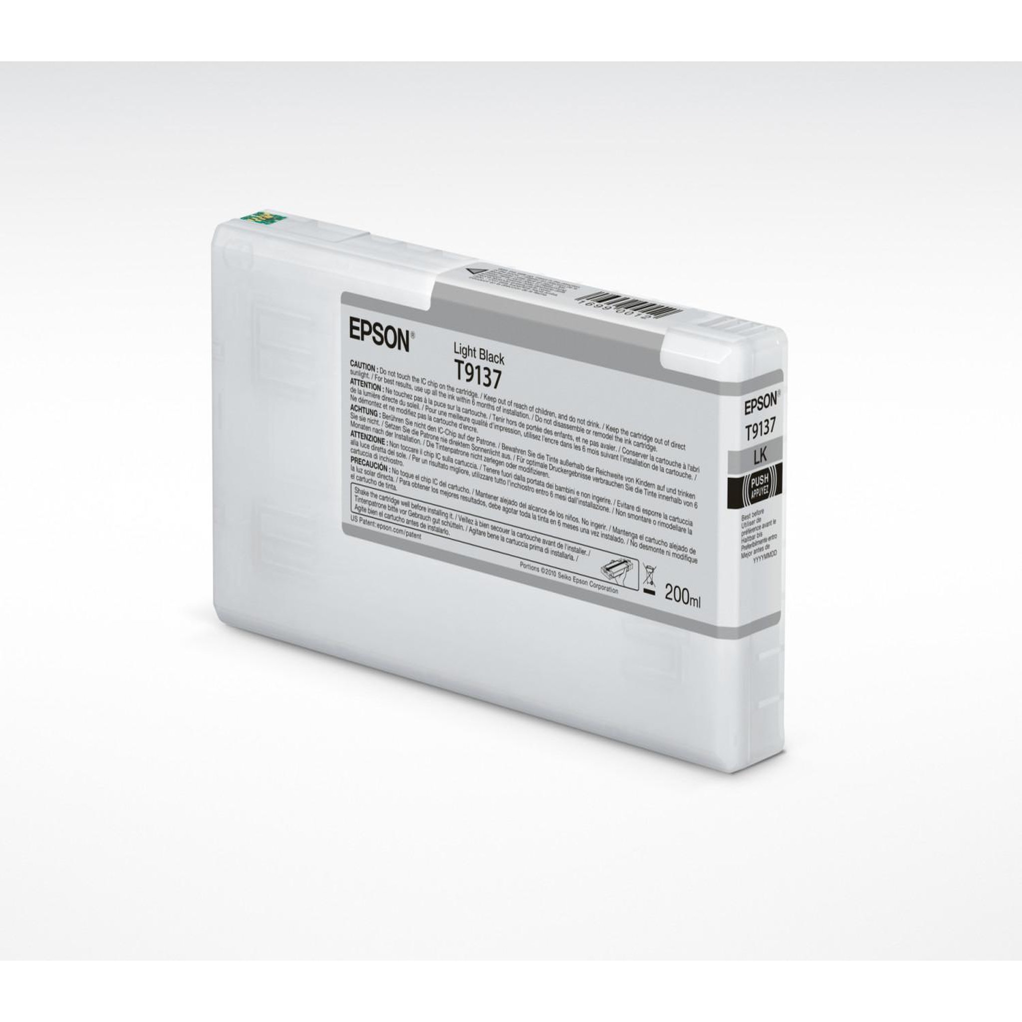 Voir la diapositive 2 : Epson Cartouche d'encre Epson T9137 - 200 ml - noir clair - originale