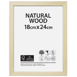 CENTRALE BRICO Cadre Brut, l.18 x H.24 cm, bois naturel