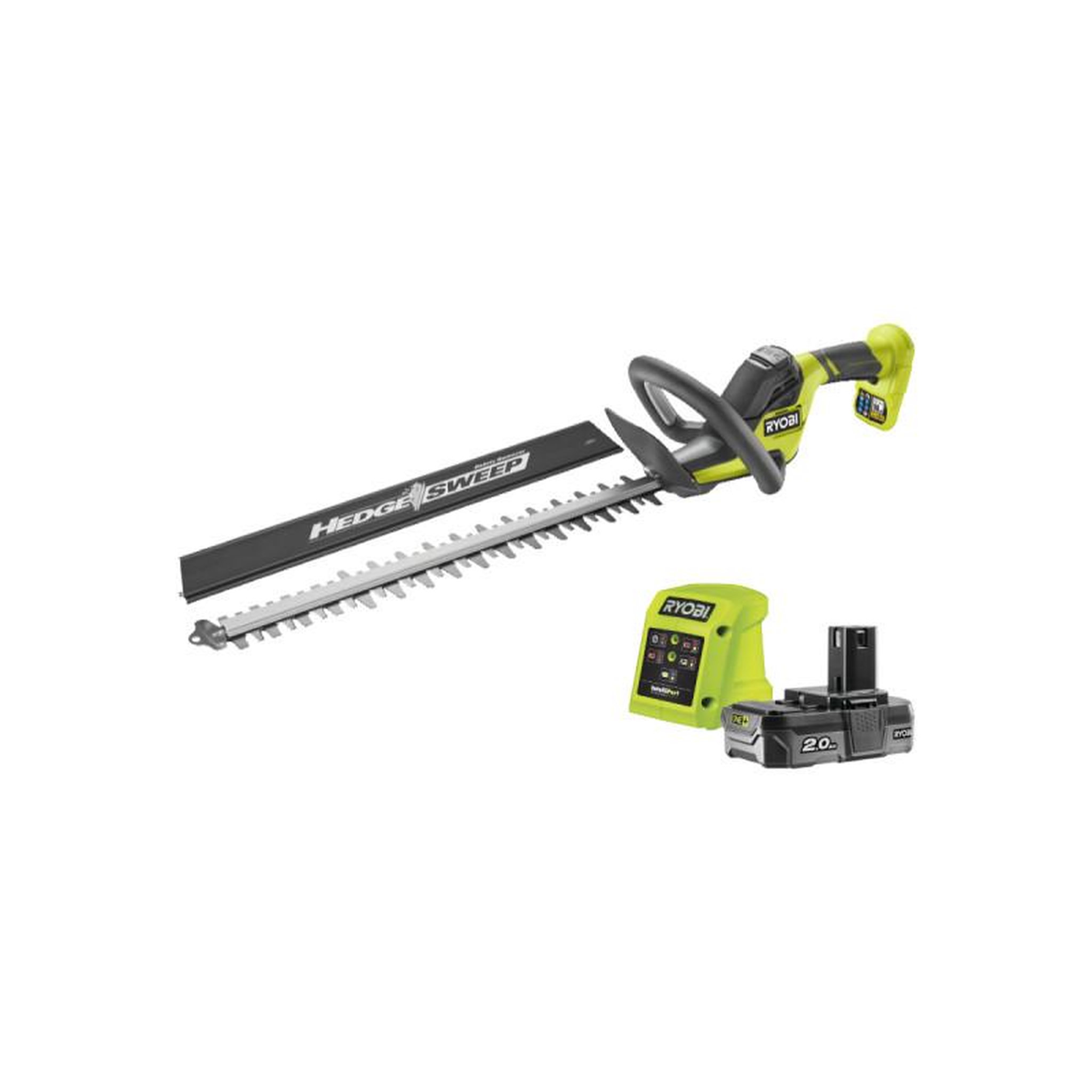 Ryobi Taille-haies ryobi 18v one+ brushless - linea - 45 cm - 1 batterie 2.0 ah - 1 chargeur - ry18ht45a-